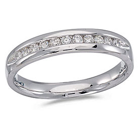 14K White Gold Diamond Diamond Band Ring