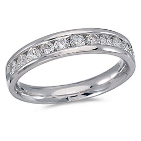 14K White Gold Diamond Diamond Band Ring