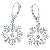 14K White Gold Diamond Dashing Diamonds Earrings