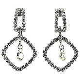 14K White Gold Diamond Dashing Diamonds Earrings