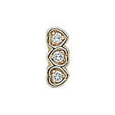 14 Karat Gold Diamond Slide