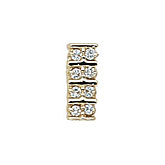 14 Karat Gold Diamond Slide
