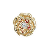 14 Karat Gold Pearl Slide