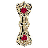 14 Karat Gold Ruby Slide