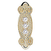 14 Karat Gold Diamond Slide