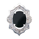 14 Karat Gold Onyx Slide