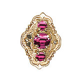 14 Karat Gold Rhodolite Garnet Slide