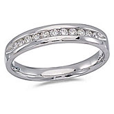 14K White Gold Diamond Diamond Band Ring