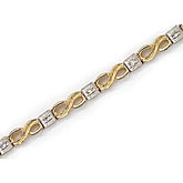14K Yellow Gold Diamond Bracelet