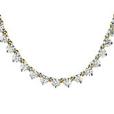 14K Yellow Gold Diamond Necklace