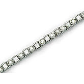 14K White Gold Diamond Bracelet