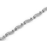 14K White Gold Diamond Bracelet
