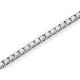 14K White Gold Diamond Bracelet